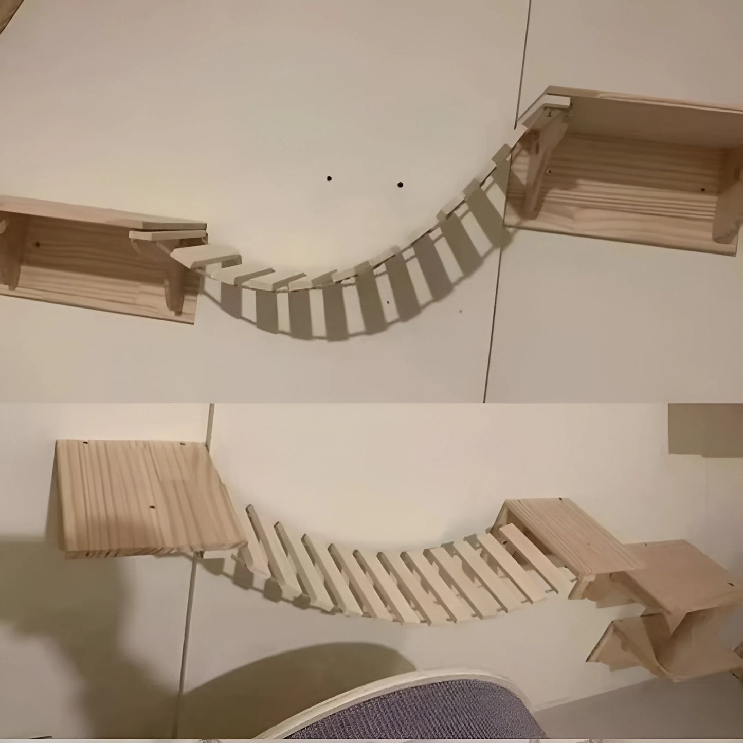 PurrBridge – Stabile Sisal-Hängebrücke
