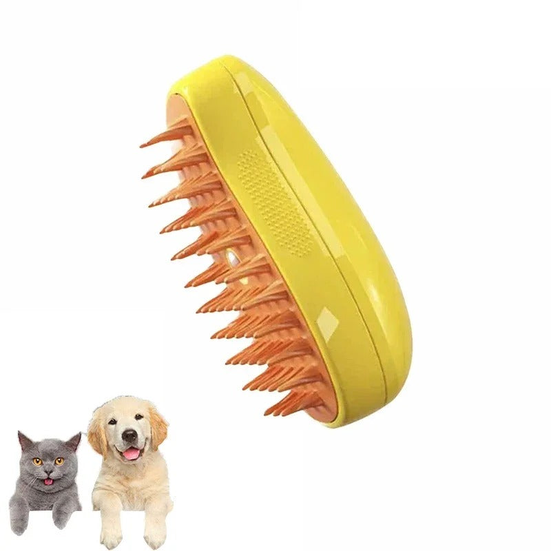 3-in-1 Dampf-Massagebürste für Haustiere