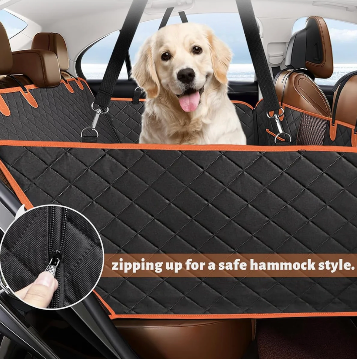 Hunde Rücksitz Abdeckung Mit Hartem Boden