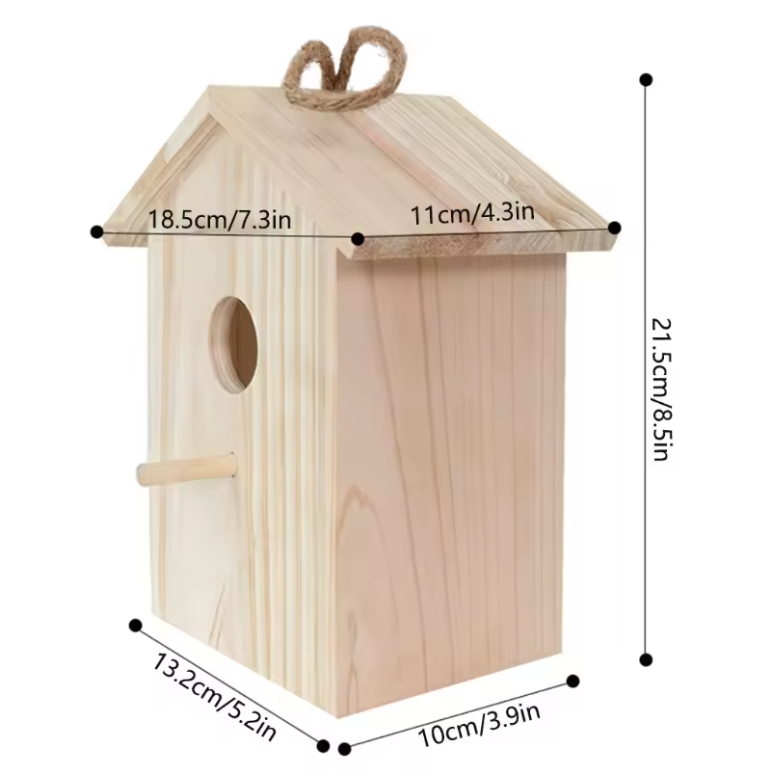 FensterNest - Transparentes Vogelhaus