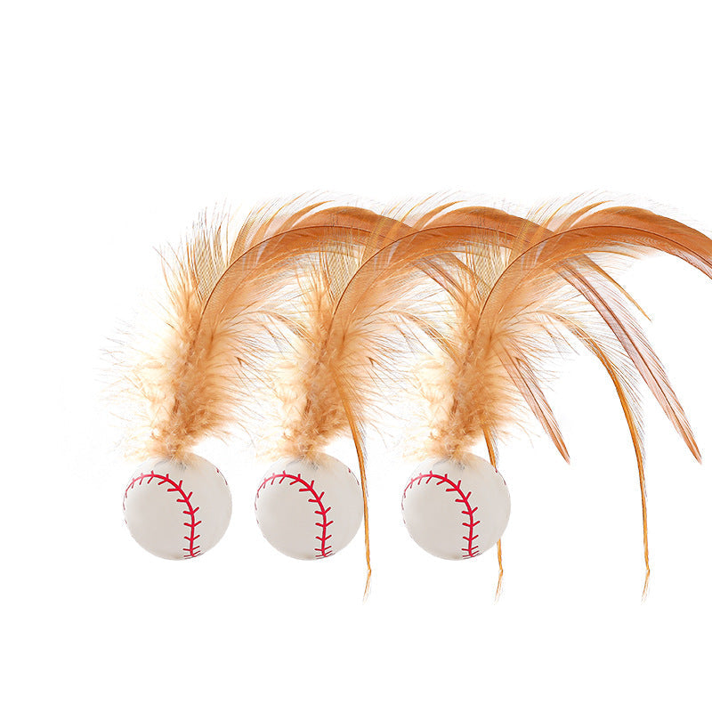 Katzen Federball 3er Set