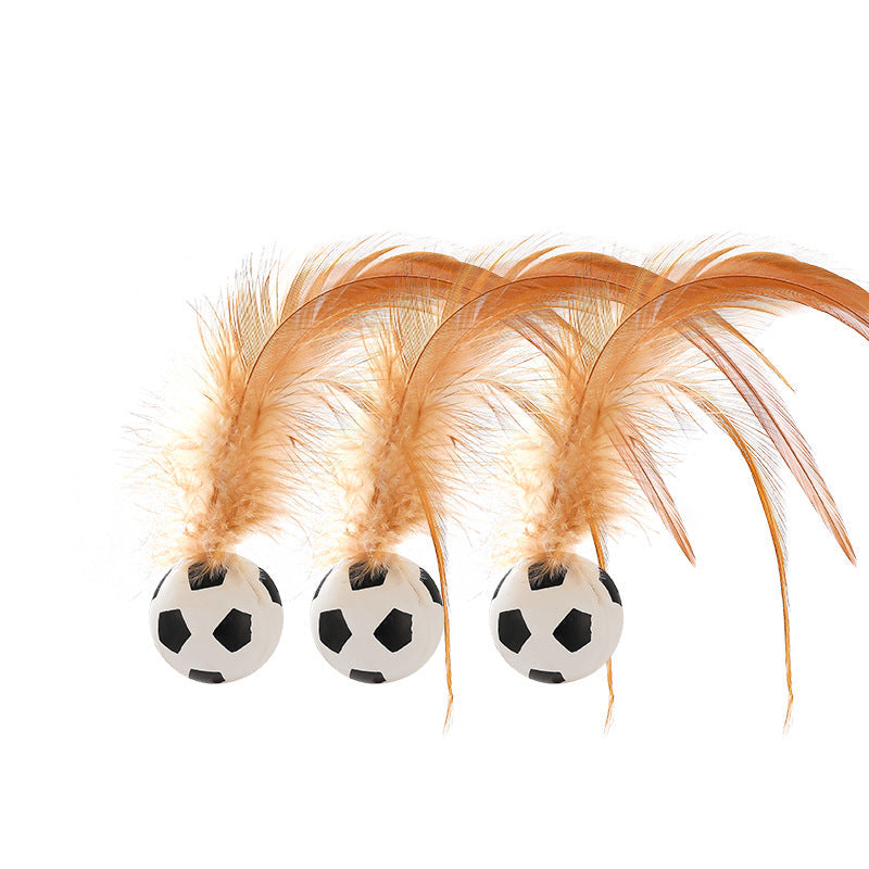 Katzen Federball 3er Set
