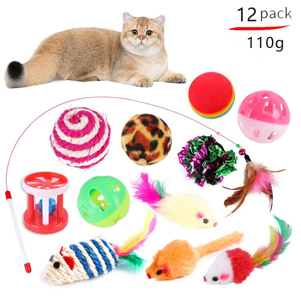 20-teiliges Katzenspielzeug-Set