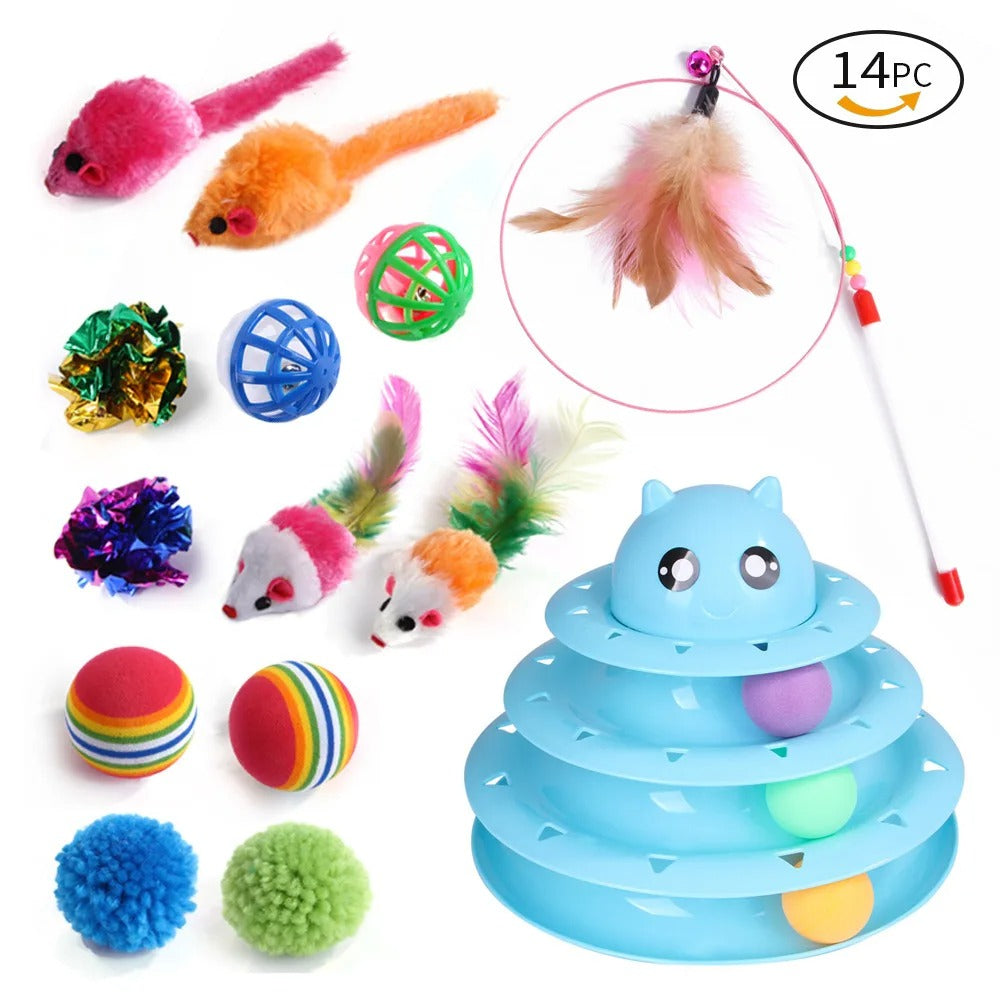 20-teiliges Katzenspielzeug-Set