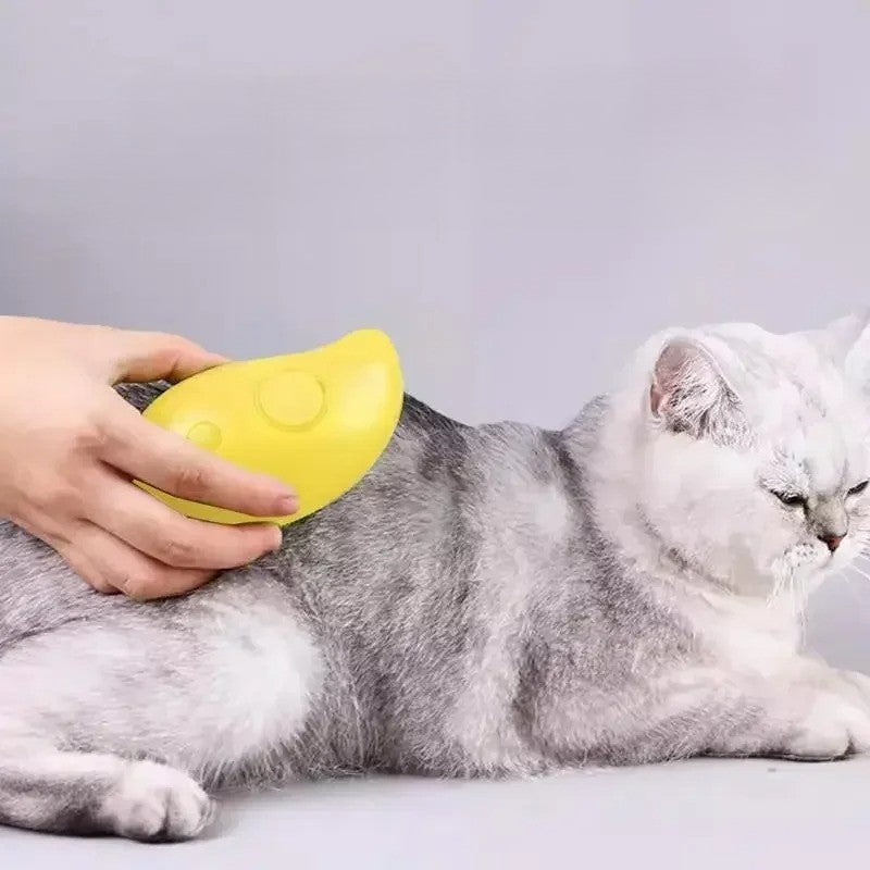 3-in-1 Dampf-Massagebürste für Haustiere