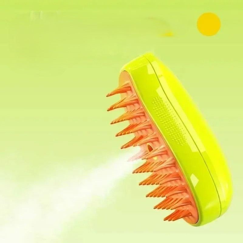 3-in-1 Dampf-Massagebürste für Haustiere
