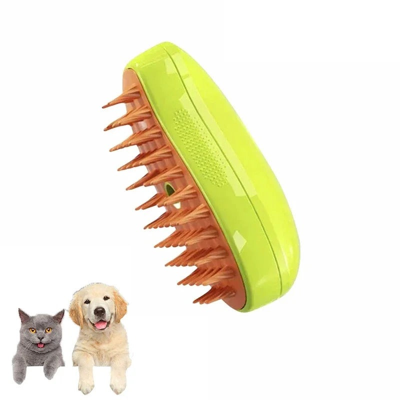 3-in-1 Dampf-Massagebürste für Haustiere