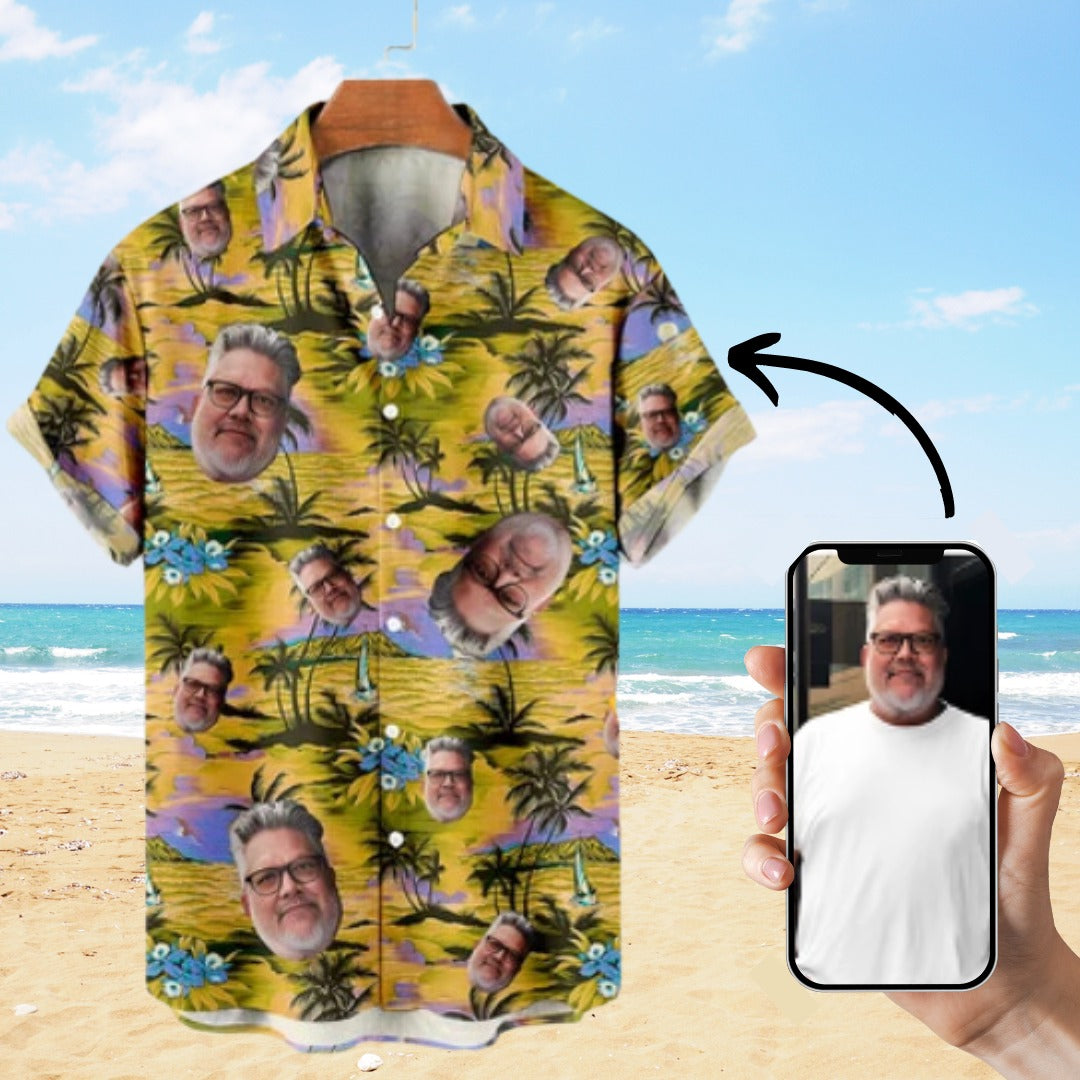 Personalisiertes Hawaii Sommer Hemd