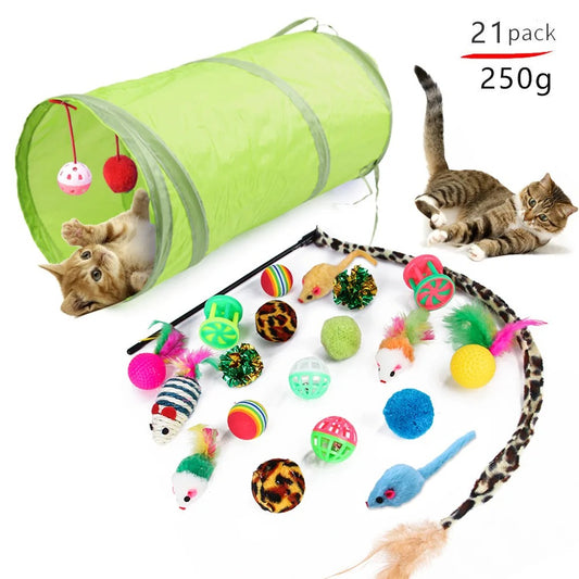 20-teiliges Katzenspielzeug-Set